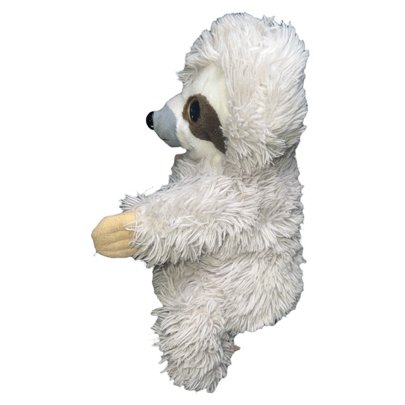 Wild Republic Gray Sloth Hand Puppet Pretend Play Stuffed Animal Plush 13” Inch - Picture 6 of 9